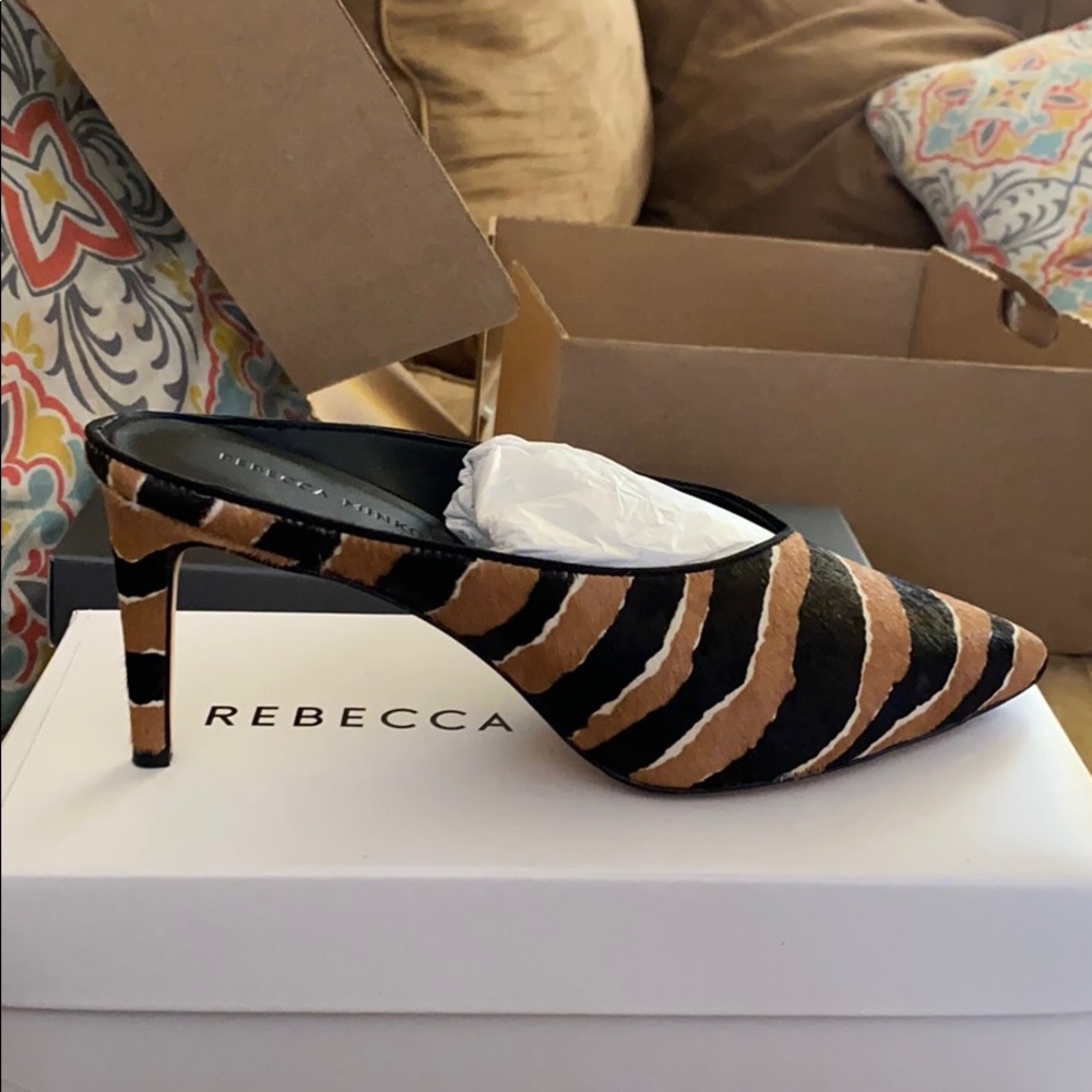 Rebecca Minkoff Gabian Genuine calf hair m…